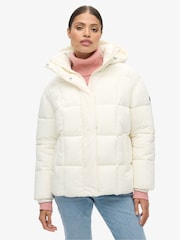 Superdry Star White Montpellier Duvet Jacket - Image 2 of 6