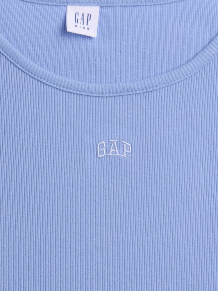 Gap Blue Mini Logo Long Sleeve T-Shirt (4-13yrs) - Image 4 of 4