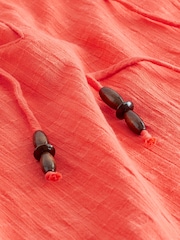 Coral Pink Cover-Up Kaftan - Image 8 of 8