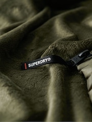 Superdry Dusty Olive Green Fuji Quilt Padded Jacket - Image 10 of 10