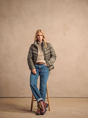 Superdry Dusty Olive Green Fuji Quilt Padded Jacket - Image 2 of 10