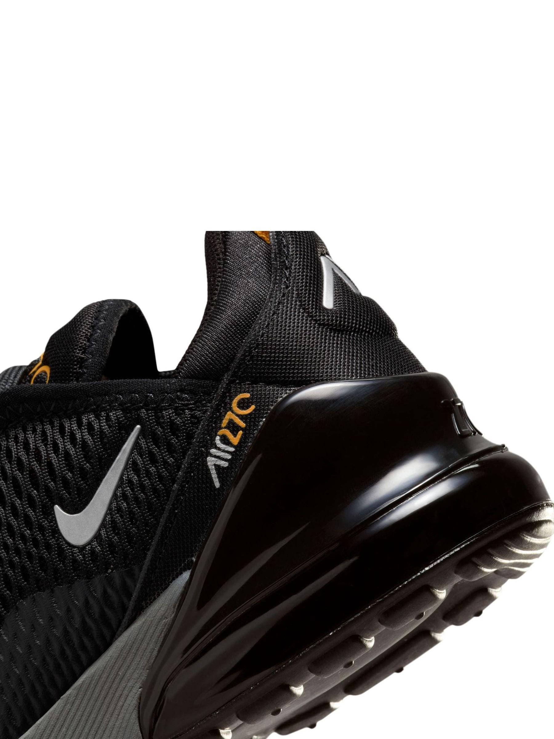 airmax 270 black white gold