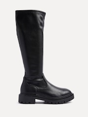 Linzi Black Hallie High Leg Stretch Boots - Image 2 of 5