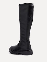 Linzi Black Hallie High Leg Stretch Boots - Image 3 of 5