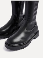 Linzi Black Hallie High Leg Stretch Boots - Image 5 of 5