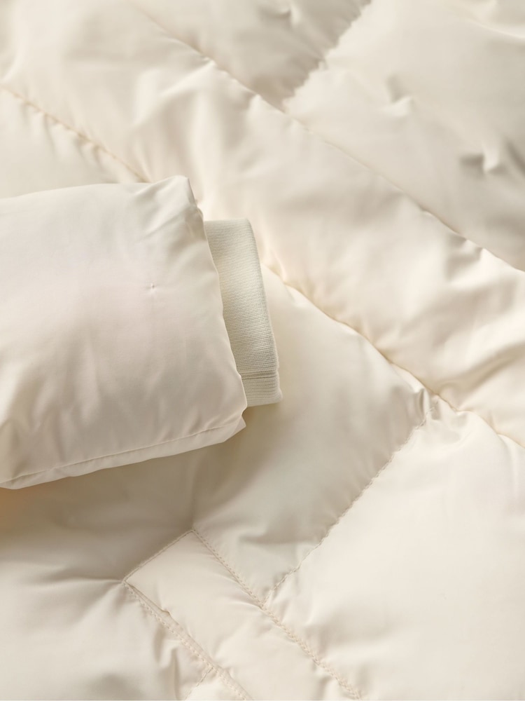 Sternendesign, Weiss - Superdry Lange Puffermäntel mit Kapuze - Bild 7 von 7 Sternendesign, Weiss - Superdry Lange Puffermäntel mit Kapuze - Bild 7 von 7