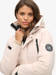 Superdry Off Grey City Padded Bomber Jacket - Image 4 of 7