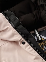 Superdry Off Grey City Padded Bomber Jacket - Image 7 of 7