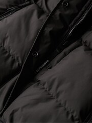 Superdry Black Sports Puffer Cropped Jacket - Image 5 of 5