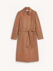 Hobbs Dark Brown Petite Livia Coat - Image 4 of 4