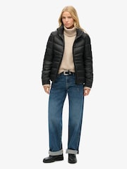Superdry Black Fuji Quilt Padded Jacket - Image 2 of 6