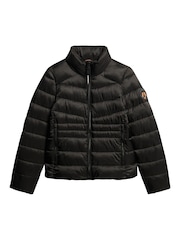Superdry Black Fuji Quilt Padded Jacket - Image 5 of 6