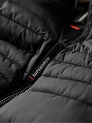 Superdry Black Fuji Quilt Padded Jacket - Image 6 of 6