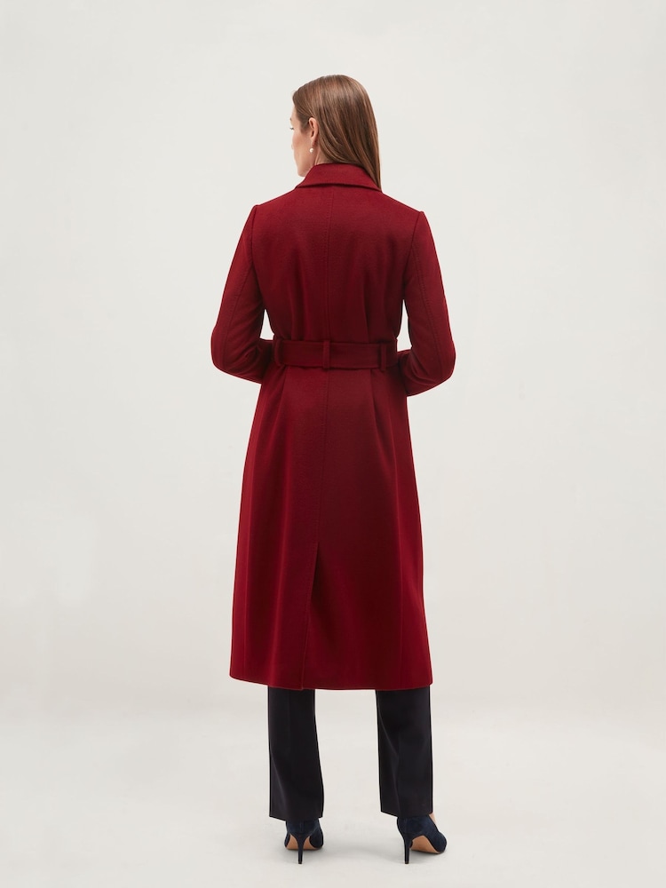 Hobbs Red Petite Livia Coat - Image 2 of 4
