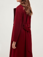 Hobbs Red Petite Livia Coat - Image 3 of 4