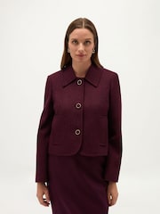 Hobbs Purple Adeen Jacket - Image 1 of 6