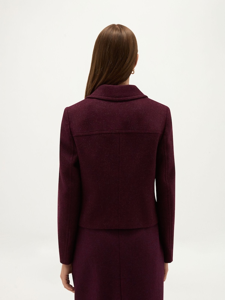 Hobbs Purple Adeen Jacket - Image 2 of 6 Hobbs Purple Adeen Jacket - Image 2 of 6