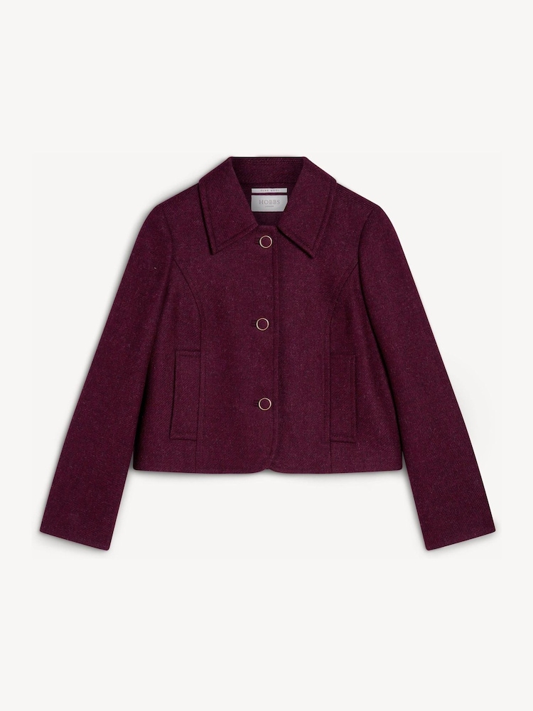 Hobbs Purple Adeen Jacket - Image 6 of 6 Hobbs Purple Adeen Jacket - Image 6 of 6