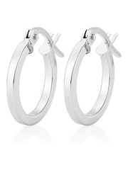 Beaverbrooks 9ct Hoop Earrings - Image 1 of 3