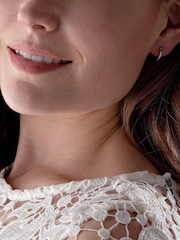 Beaverbrooks 9ct Hoop Earrings - Image 2 of 3
