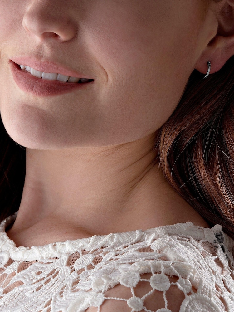 Beaverbrooks 9ct Hoop Earrings - Image 2 of 3