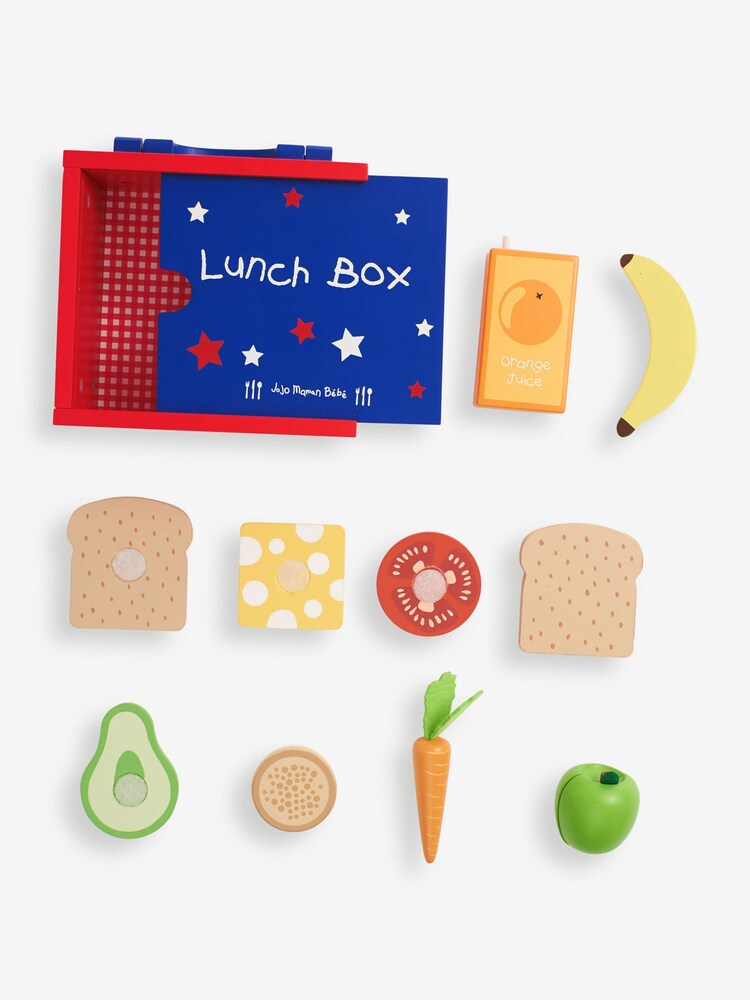 JoJo Maman Bébé Wooden Lunch Box Set - Image 1 of 7