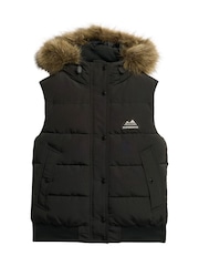 Черный - жилет из искусственного меха Superdry Everest - Image 7 of 8