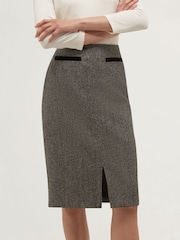 Hobbs Black Delphine Skirt - Image 3 of 4