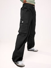 Black Ripstop Cargo Trousers - Image 2 of 7