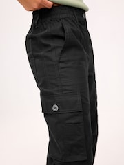 Black Ripstop Cargo Trousers - Image 4 of 7