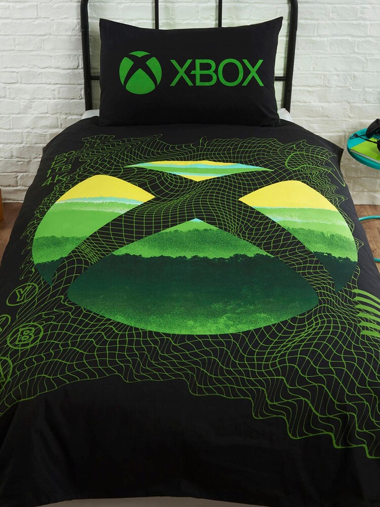 Character Green Xbox Single Duvet Set - Image 1 of 2