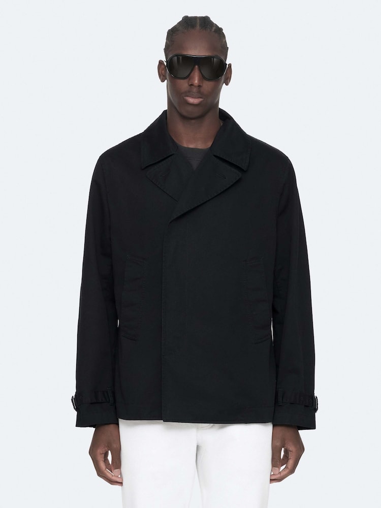 AllSaints Black Milford Jacket - Image 1 of 7