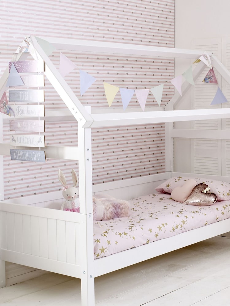 Flexa White Avenue Kids Single Bed - Image 1 of 2