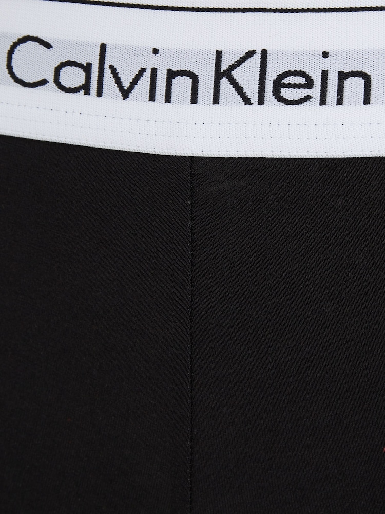 Calvin Klein Black Logo Cotton Boxers - Image 5 of 5