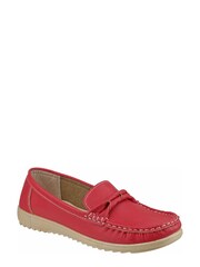 Fleet & Foster Red Paros Loafer Shoes - Image 1 of 3