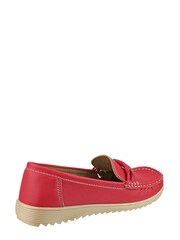 Fleet & Foster Red Paros Loafer Shoes - Image 2 of 3