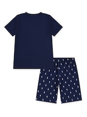 Polo Ralph Lauren Blue Bear Jersey Short Sleep Set - Image 2 of 3