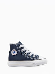 Converse Navy Chuck Taylor All Star High Infant Trainers - Image 1 of 8