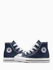 Converse Navy Chuck Taylor All Star High Infant Trainers - Image 4 of 8