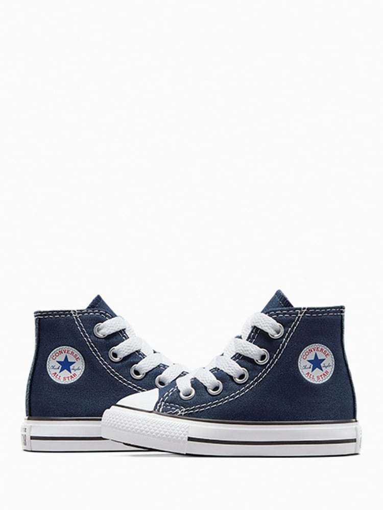Converse Navy Chuck Taylor All Star High Infant Trainers - Image 4 of 8