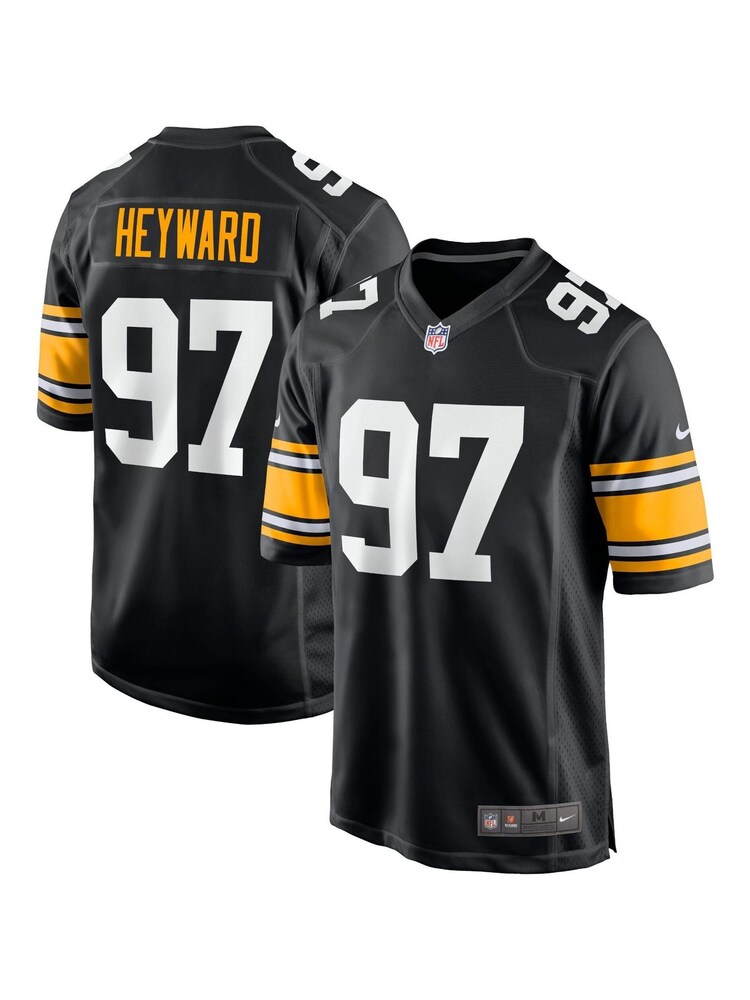 Nike Black NFL Pittsburgh Steelers Game Alternate Jersey - Cameron Heyward Youth - Image 1 of 3