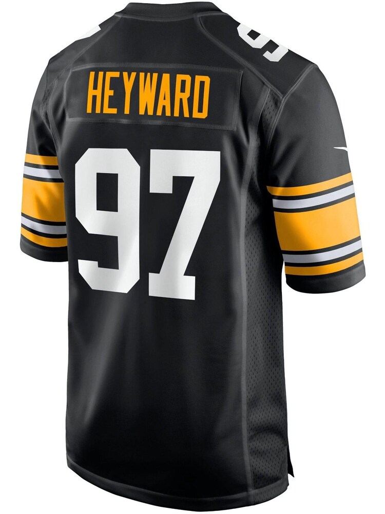 Nike Black NFL Pittsburgh Steelers Game Alternate Jersey - Cameron Heyward Youth - Image 3 of 3