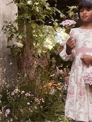 Laura Ashley Long Sleeve Partere Midi Dress - Image 9 of 15