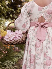 Laura Ashley Long Sleeve Partere Midi Dress - Image 13 of 15