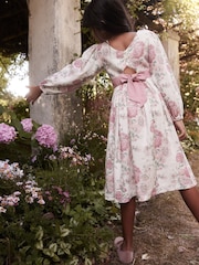 Laura Ashley Long Sleeve Partere Midi Dress - Image 15 of 15