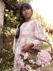 Laura Ashley Long Sleeve Partere Midi Dress - Image 8 of 15