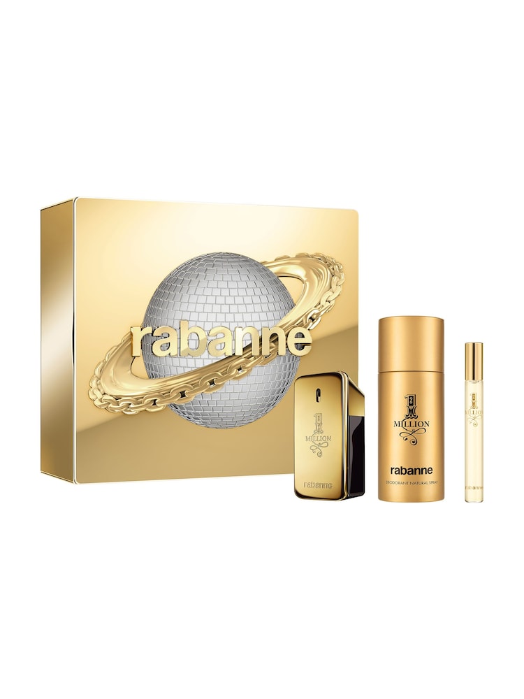 Rabanne 1 Million Eau de Toilette 50ml Gift Set - Image 1 of 5 Rabanne 1 Million Eau de Toilette 50ml Gift Set - Image 1 of 5