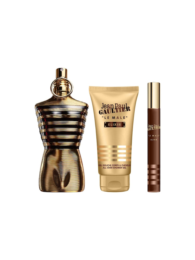Jean Paul Gaultier Le Male Elixir Parfum 75ml Gift Set - Image 2 of 5 Jean Paul Gaultier Le Male Elixir Parfum 75ml Gift Set - Image 2 of 5