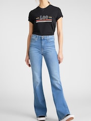 Lee Breese High Waist Flare Jeans - Image 4 of 6