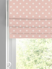 Laura Ashley Pink Louise Star Made to Measure Roman 100% Cotton Blinds - Image 2 of 5